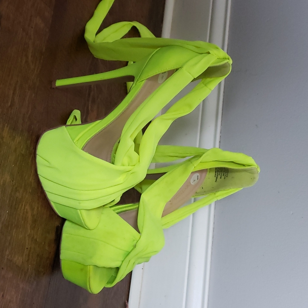 Neon heels